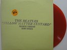 BEATLES Yellow Matter Custard Studio Outtakes Red Colored Vinyl LP TMOQ