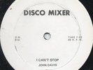 John Davis - I Can't Stop - Original Press Near Mint Funk Breatkbeat 12 Inch
