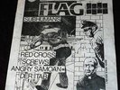 RARE 1980 BLACK FLAG FLYER SUBHUMANS SCREWS @ THE FLEETWOOD PUNK HARDCORE KBD