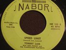 Rockabilly 45 Tommy Lam Speed Limit on Nabor NR 103 A Teenage Birthday