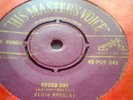 ELVIS PRESLEY Hound Dog / Don't Be Cruel RARE ORIG UK 1956 HMV GOLD PRINT LABEL