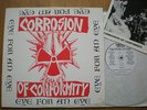 CORROSION OF CONFIRMITY - Eye For An Eye LP + Photo  ORIGINAL 1987 Voivod D.R.I.