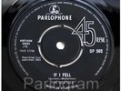 Beatles - If I Fell/Tell Me Why - UK 1964 *EXPORT* Parlophone 45 EX+ & Shop Bag