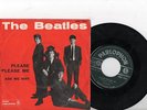 BEATLES 7' PS Please Please Me Italy EARLY PRESSING QMSP 16346 Parlophon rare 45