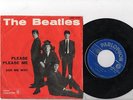 BEATLES 7'' PS Please Please Me Italy VARIATION 2 QMSP 16346 Parlophon rare 45