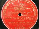 (S) LAVIN DE CASAS Bianca Opera 78rpm Pre Dog 53530 Don Carlos-O Mia Regina