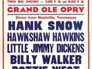 Rare Rockabilly Hank Snow Hawkshaw Hawkins Dottie West Country Concert Poster