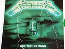 Metallica 'Ride The Lightning' Bernett Green Cover/Vinyl French  NM con