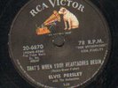RARE ELVIS PRESLEY 78    ALL SHOOK UP       RCA    ROCKABILLY