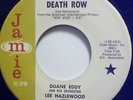 DUANE EDDY & LEE HAZLEWOOD- The Girl On Death Row/Words Mean Nothing 45-RARE