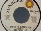 KILLER FUNK* Melvin Bliss - Synthetic Substitution / Reward *HOLY GRAIL* Scarce