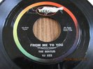 RARE BEATLES  VEE JAY 522 45 ;FROM ME TO YOU/ THANK YOU GIRL