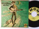 HANK WILLIAMS 45 ep w/ps RAMBLIN' MAN (volume 1) + 3   MGM 1135 rec.VG / ps VG+