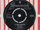 THE WHO - A LEGAL MATTER 1966 UK BRUNSWICK 45