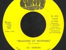 ED POWERS 'Shadows Of Morning' 1968 Michigan private Psych unplayed 45 LISTEN