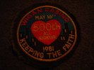 ORIGINAL NORTHERN SOUL PATCH-WIGAN CASINO-500TH ALL NIGHTER -VG