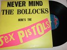 THE SEX PISTOLS Never Mind the Bollocks LP No Track-Listing Blue Virgin Labels