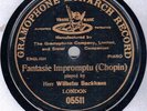 Wilhelm BACKHAUS - Fantasie Impromptu (Chopin)