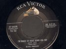 ROCKABILLY 45 Elvis Presley I'LL NEVER LET YOU GO on RCA 6638 silver line CLEAN