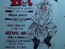 vtg org U.K. SUBS T.S.O.L. 7 SECONDS 11x17 Punk Flyer poster kbd hardcore