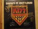 KISS.SIGNED BY 4 MEMBERS.INSERT DESTROYER.VINYL.