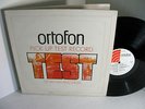 Ortofon Audiophile Test Record DANISH Cartridge Pick Up Classical Jazz Folk Rock
