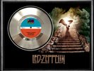 LED ZEPPLLEIN - STAIRWAY TO HEAVEN - FRAMED 'SILVER' 45rpm  RECORD