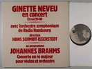 STIL 305 S 48 GINETTE NEVEU: BRAHMS VIOLIN CONCERTO