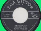 BILLY BUNN & BUDDIES That's When Your Heartaches Begin 45rpm RCA-Victor 1952