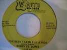BOBBY ST. JAMES -  the sun don't shine - WATT'S -  soul 2 sider