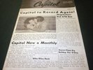 Vintage Magazine CAPITOL NEWS October 1943 Helen Forrest Vivian Blaine 78 rpm