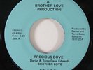 70s Soul 45 BROTHER LOVE Precious Dove / Baby Please on Brother Love NM
