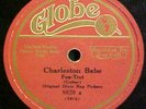 Original Dixie Rag Pickers / Dixie Trio 78 rpm Jazz Record Globe 8020   V