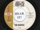 GARAGE 45 The Dantes (Jamie 1314) Can't Get Enough Of Your Love/80-96 VG+