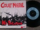 COURT MARTIAL-NO SOLUTION E.P-1982 RARE PUNK 7
