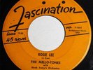The MELLO-TONES I'll Never Fall In Love Again / Rosie Lee FASCINATION DOO WOP 45