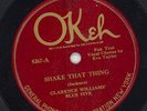 242. Clarence Williams' Blue Five - Shake That Thing & Get It Fixed - Okeh 8267