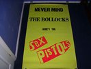 SEX PISTOLS - NEVER MIND THE BOLLOCKS - 1977 UK PROMO POSTER (THE CLASH, PUNK)