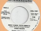James Mason Sweet Power, Your Embrace/Free Rare Modern Soul 45 Chiaroscuro HEAR