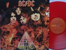 AC/DC Highway To Hell RED VINYL Lp BON SCOTT ACDC Reissue Coloured Record Albert