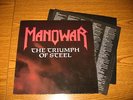 MANOWAR Triumph Of Steel 2LP ORG METAL WARRIORS MANILLA ROAD OMEN MEDIEVAL STEEL