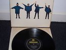 BEATLES Help LP 1965 UK 1st Press MONO PMC 1255 YELLOW & BLACK PARLOPHONE