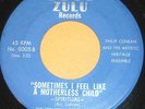 rare Spencer Jackson Family  ZULU 0005 Funk Gospel 45