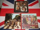THE BEATLES (3)  ROCK  LP  RECORDS  SGT PEPPERS   ABBEY ROAD    LET IT BE