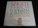 SZIGETI Bach: 6 Sonatas & Partitas VANGUARD DG 3LP BOX Original BG 627/9 NMint