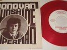 DONOVAN RED VINYL WLP PROMO 45 DJ COPY +PICTURE SLEEVE SUNSHINE SUPERMAN 1966 EX