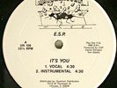 E.S.P.   -   IT'S YOU  -  UNDERGROUND RECORDS  CHICAGO HOUSE ORIGINAL