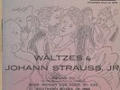 very rare STRAUSS WALTZES ANDY WARHOL DRAWING art cover 45 CAMDEN CAE-158