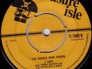 3 TOPS/SKINHEAD REGGAE/TREASURE ISLE TI7008/YOU SHOULD HAVE KNOWN..EX..EX.