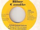 Blue candle WILLIE AND ANTHONY Sugar sugar sugar Rare 70's Florida soul